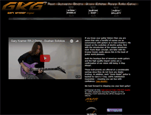 Tablet Screenshot of garykramerguitar.com